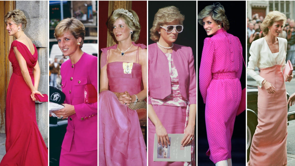 LADY DIANA E IL ROSA IN TUTTE LE SUE SFUMATURE